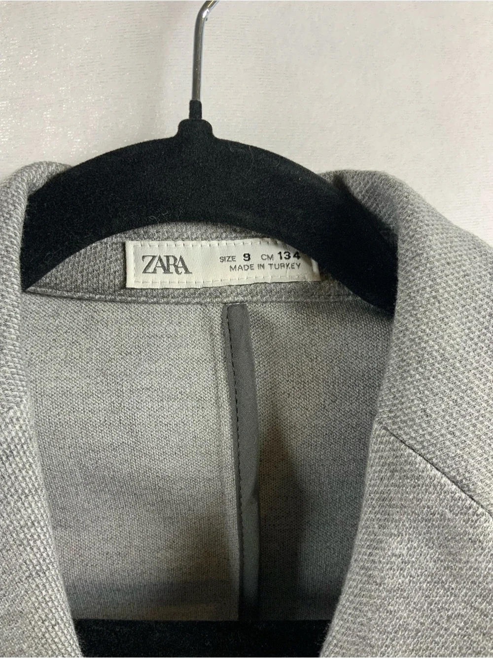 Zara kids  Gray Single-Button Blazer